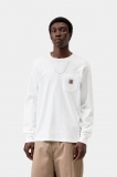 Carhartt L/S Pocket T-Shirt - White Carhartt L/S Pocket T-Shirt - White