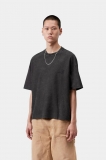 Carhartt S/S Lambert T-Shirt - Black, Moon wash