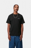 Carhartt S/S Script Embroidery T-Shirt - Black / White Carhartt S/S Script Embroidery T-Shirt - Black / White