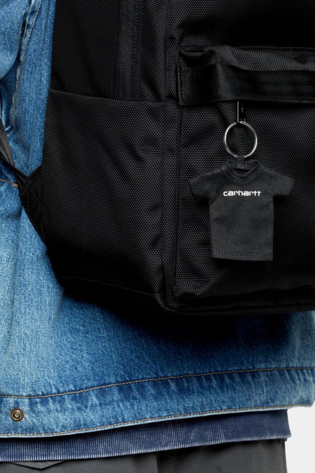 Carhartt Mini Script T-Shirt Keychain - Black