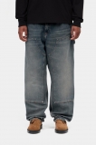 Carhartt Double Knee Pant - Blue, Worn used wash Carhartt Double Knee Pant - Blue, Worn used wash