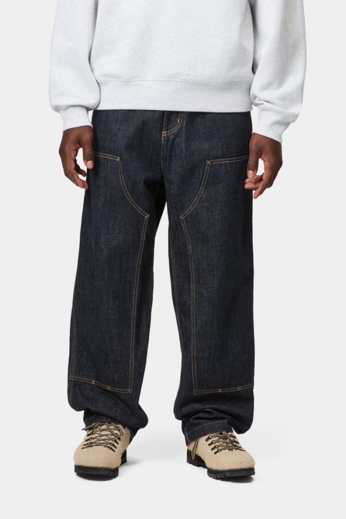 Carhartt OG Double Knee Pant - Blue, Rinsed
