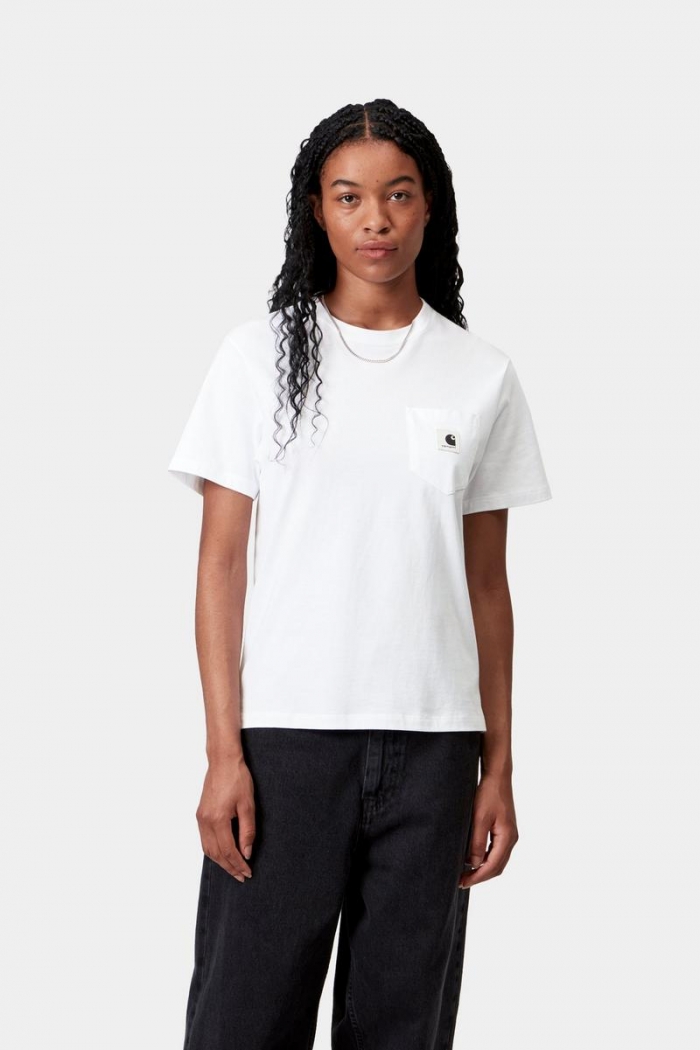 Carhartt S/S Pocket T-Shirt - White