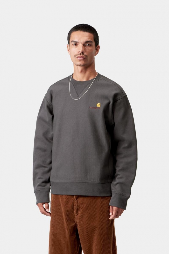 Carhartt American Script Sweatshirt - Graphite