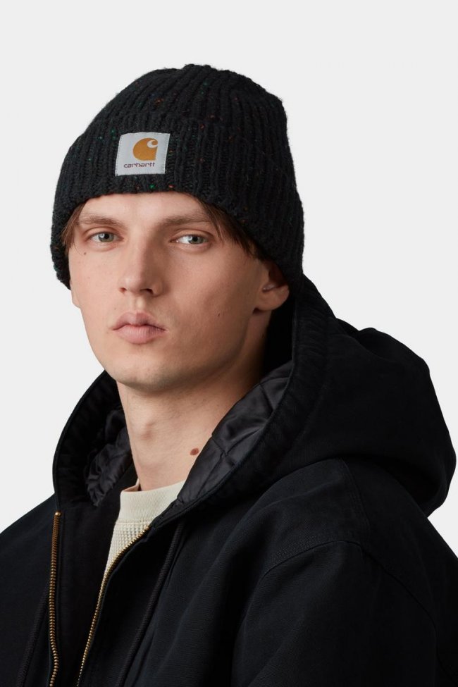 Carhartt Anglistic Beanie - Speckled Black