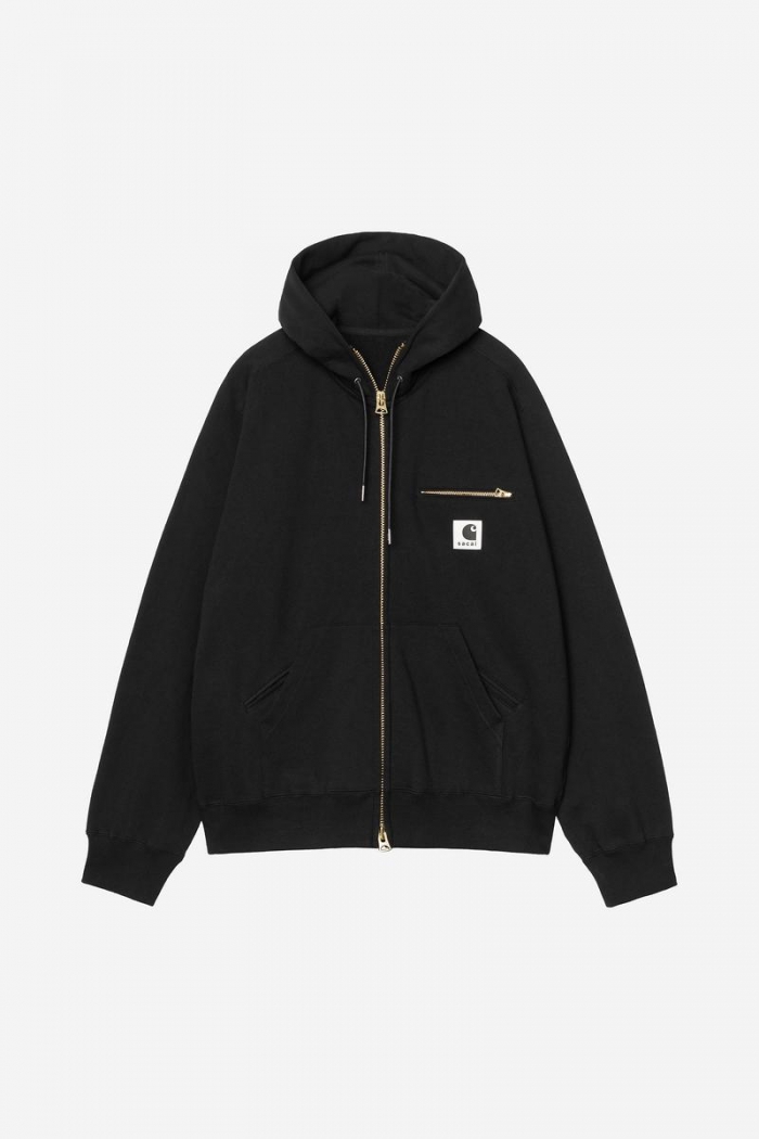 Carhartt sacai x Carhartt WIP Cotton Jersey Hoodie - Sacai Black