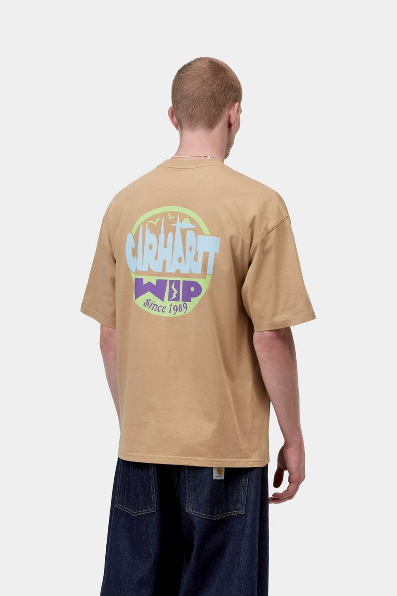 Carhartt S/S Luggage Label T-Shirt - Dusty H Brown