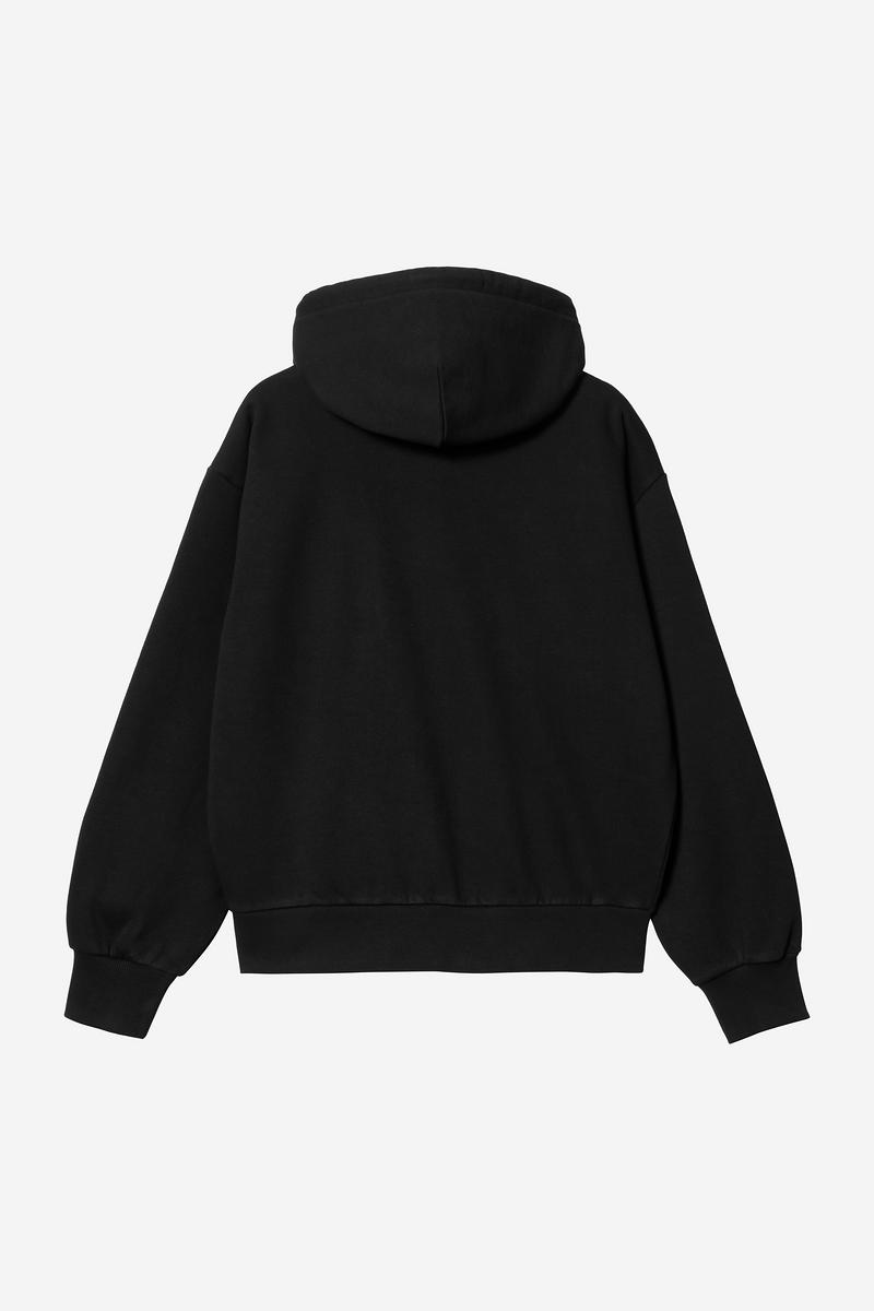 Carhartt Hooded Casey Jacket - Black / Silver