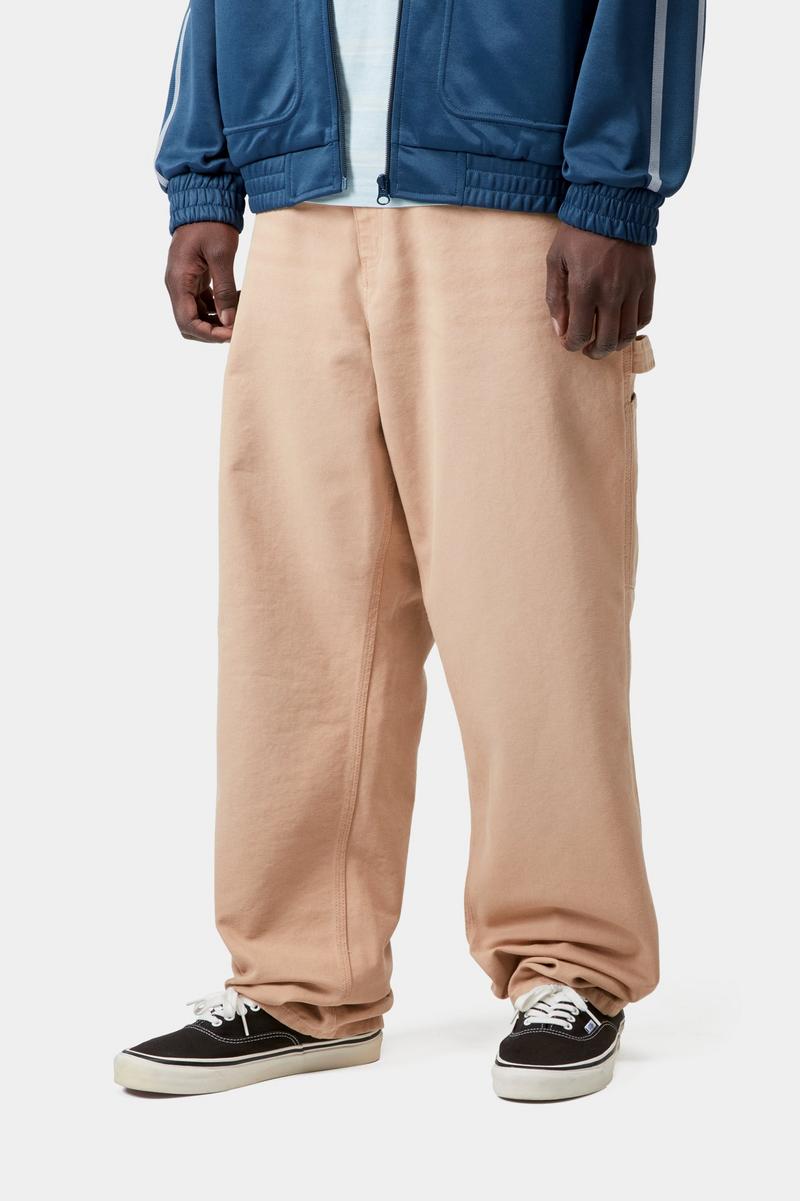 Carhartt Single Knee Pant - Dusty H Brown, Stone canvas