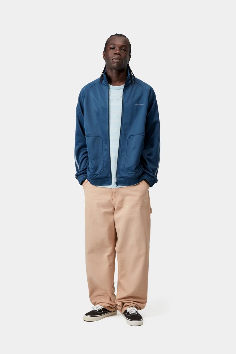 Carhartt Single Knee Pant - Dusty H Brown, Stone canvas