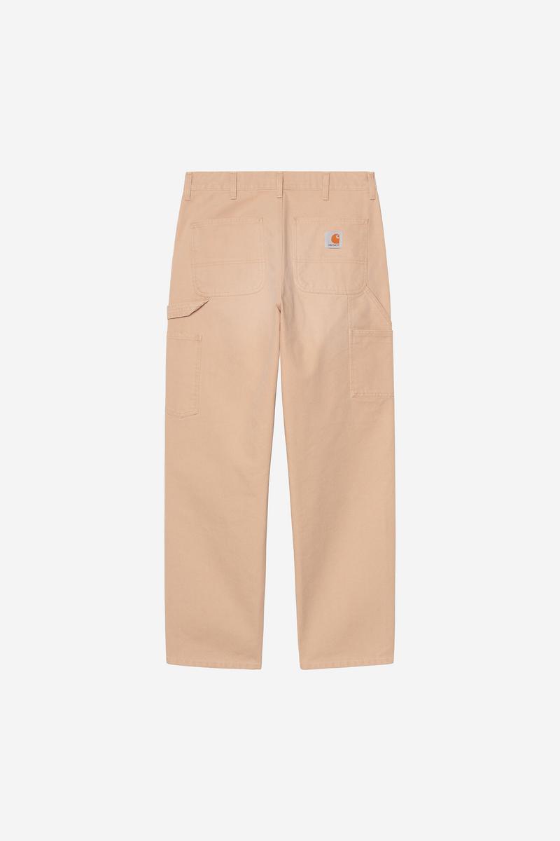 Carhartt Single Knee Pant - Dusty H Brown, Stone canvas