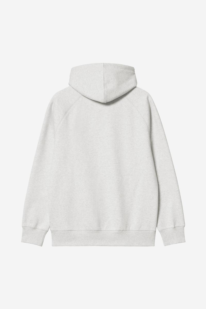 Carhartt Hooded Chase Sweatshirt - Ash Heather / Gold