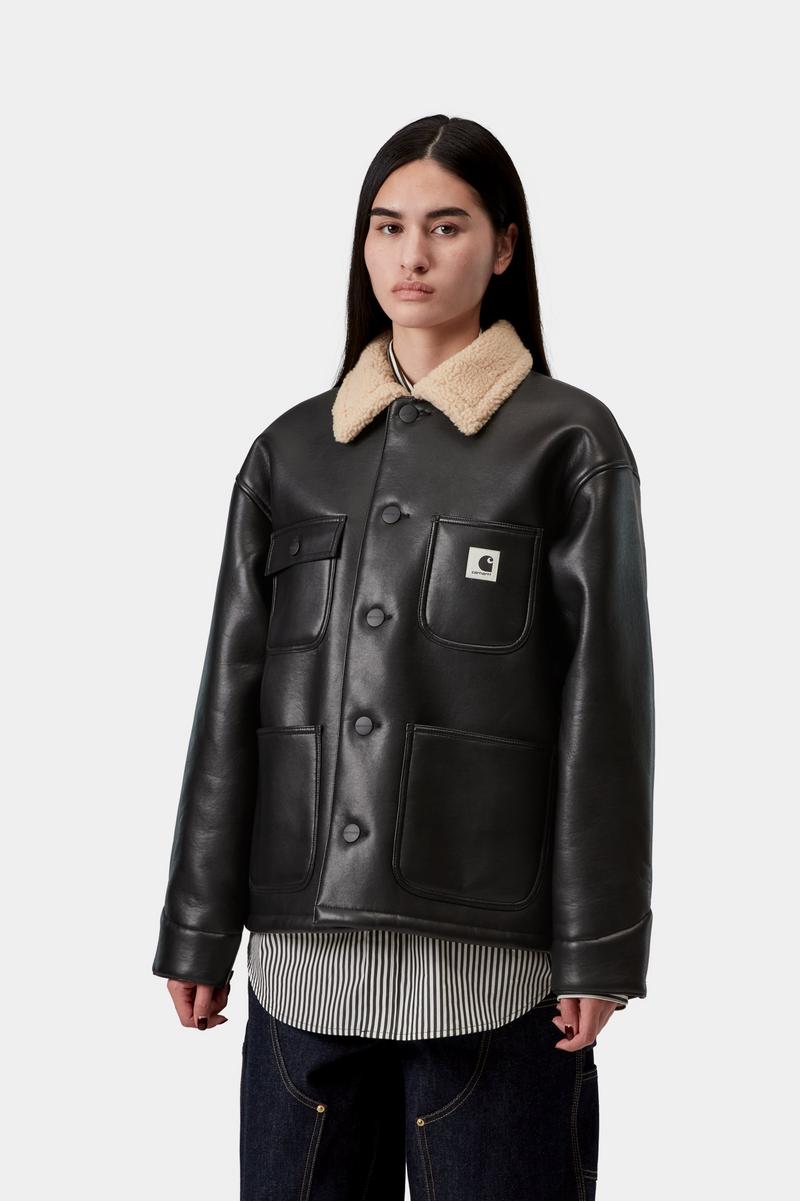 Carhartt Shepton OG Michigan Coat - Black / Natural