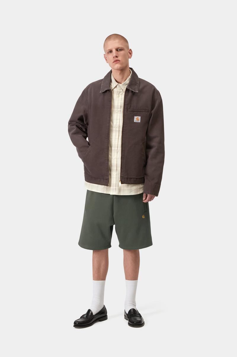 Carhartt Chase Sweat Short - Leaf / Gold