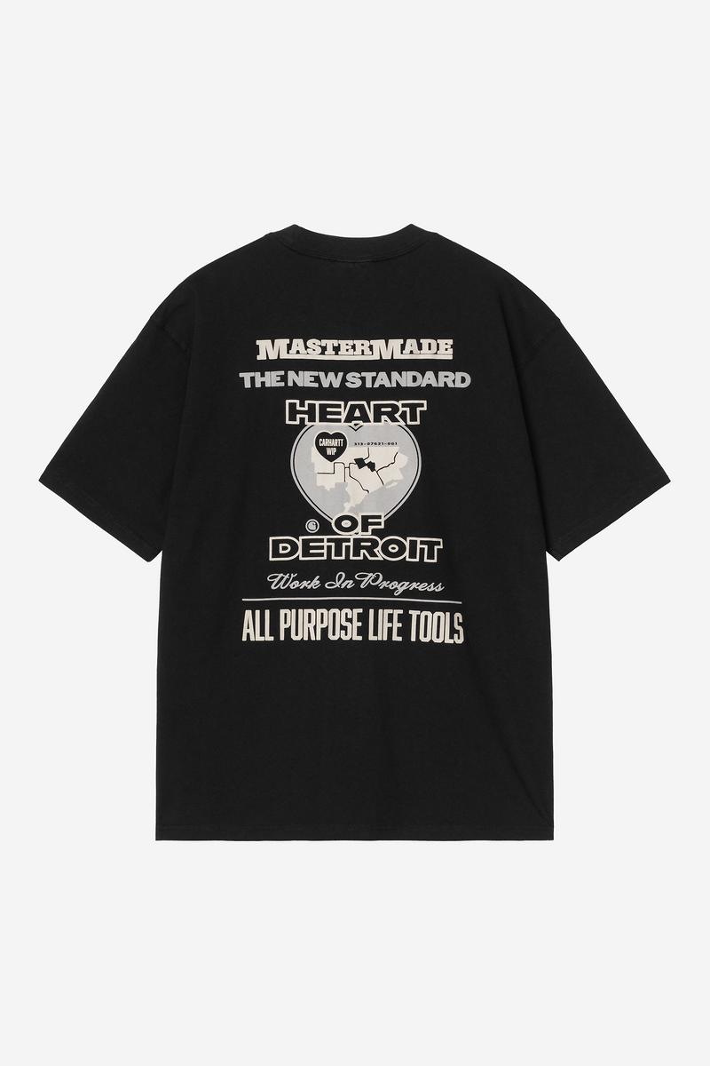 Carhartt S/S Arcan T-Shirt - Black, Heavy stone wash