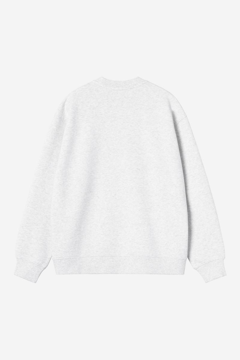 Carhartt Sweatshirt - Ash Heather / Velvet Green