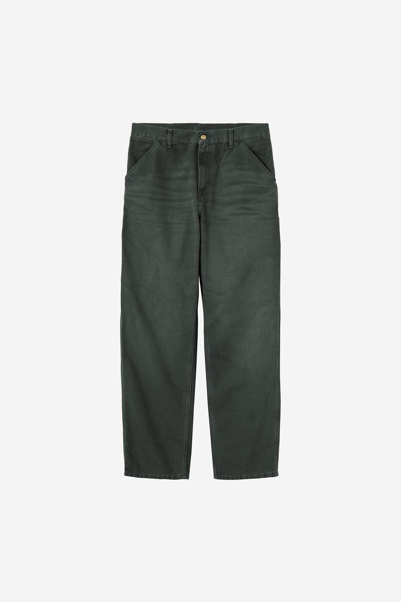 Carhartt Single Knee Pant - Raven, Stone canvas