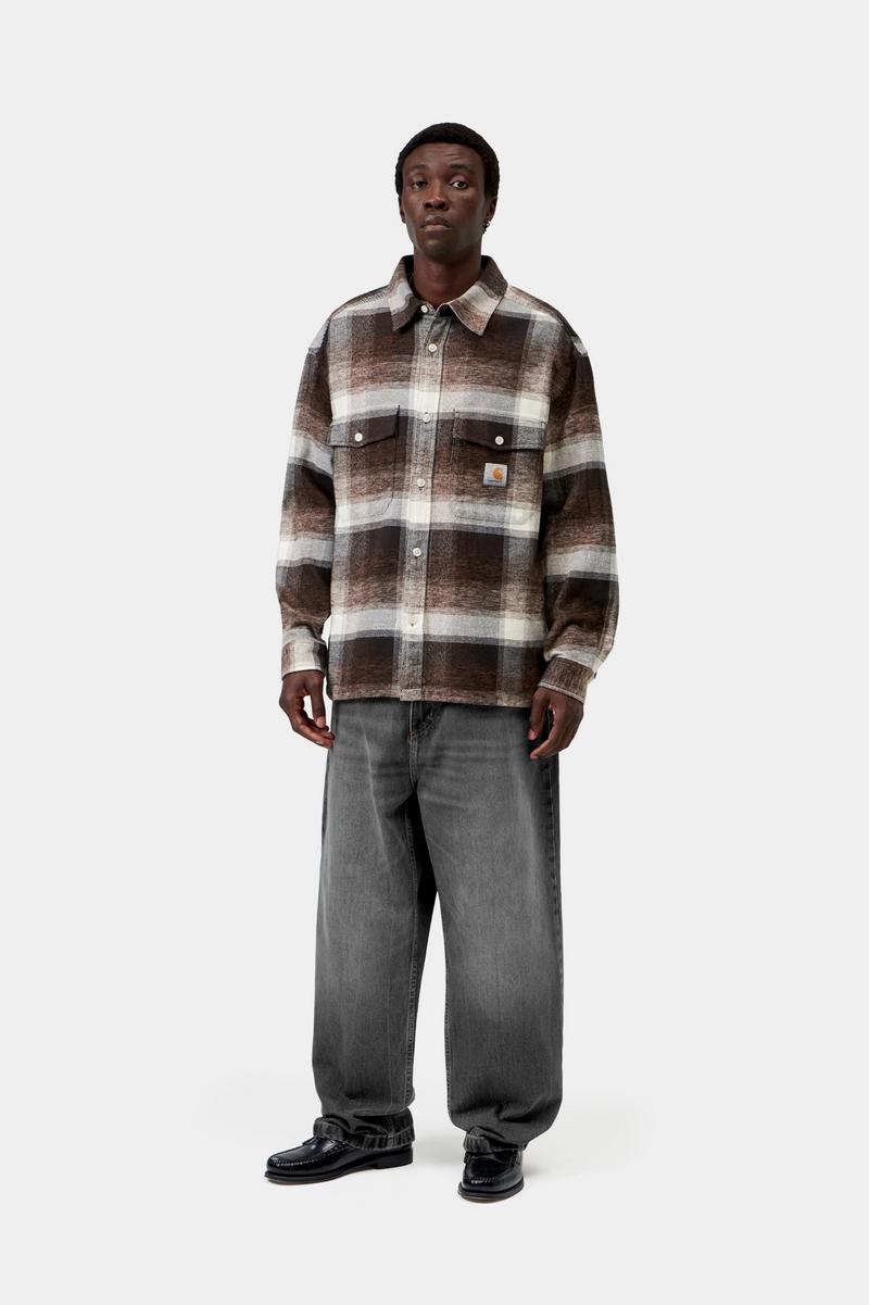 Carhartt Brandon Pant - Black, Marble used wash