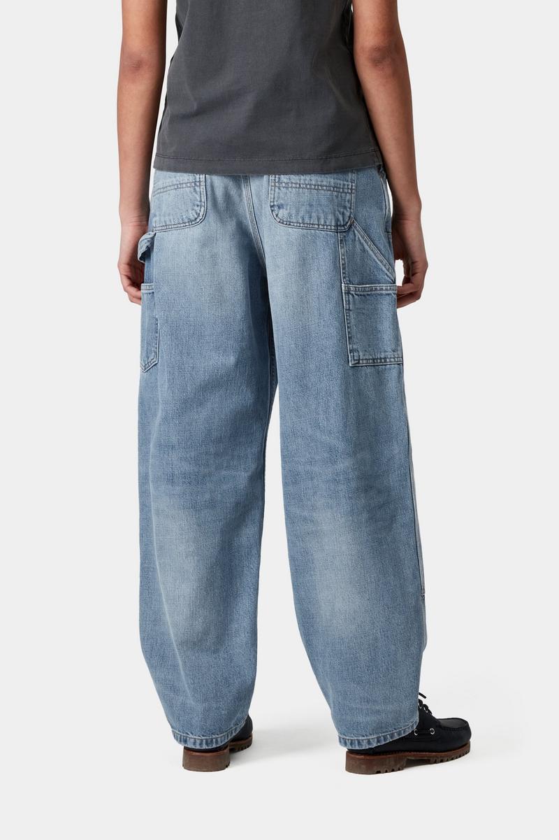 Carhartt Brandon Double Knee Pant - Blue, Burst washed