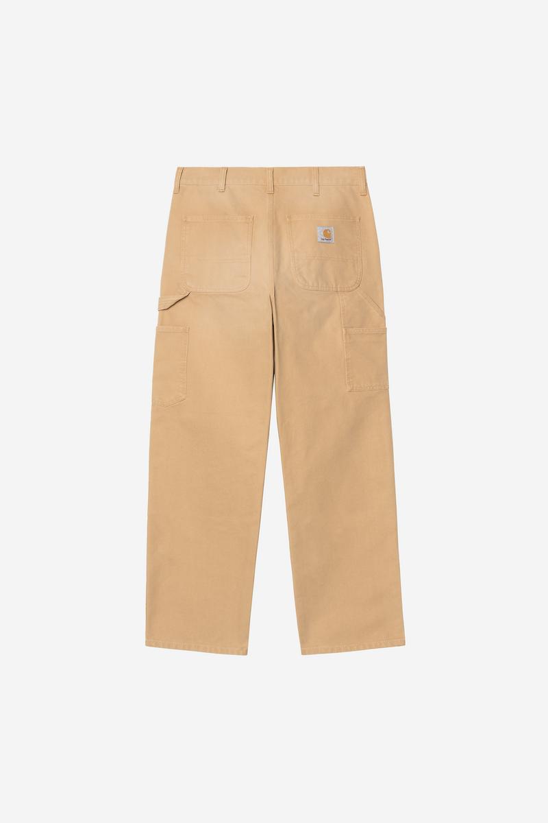 Carhartt Double Knee Pant - WIP Dusty H, Stone canvas