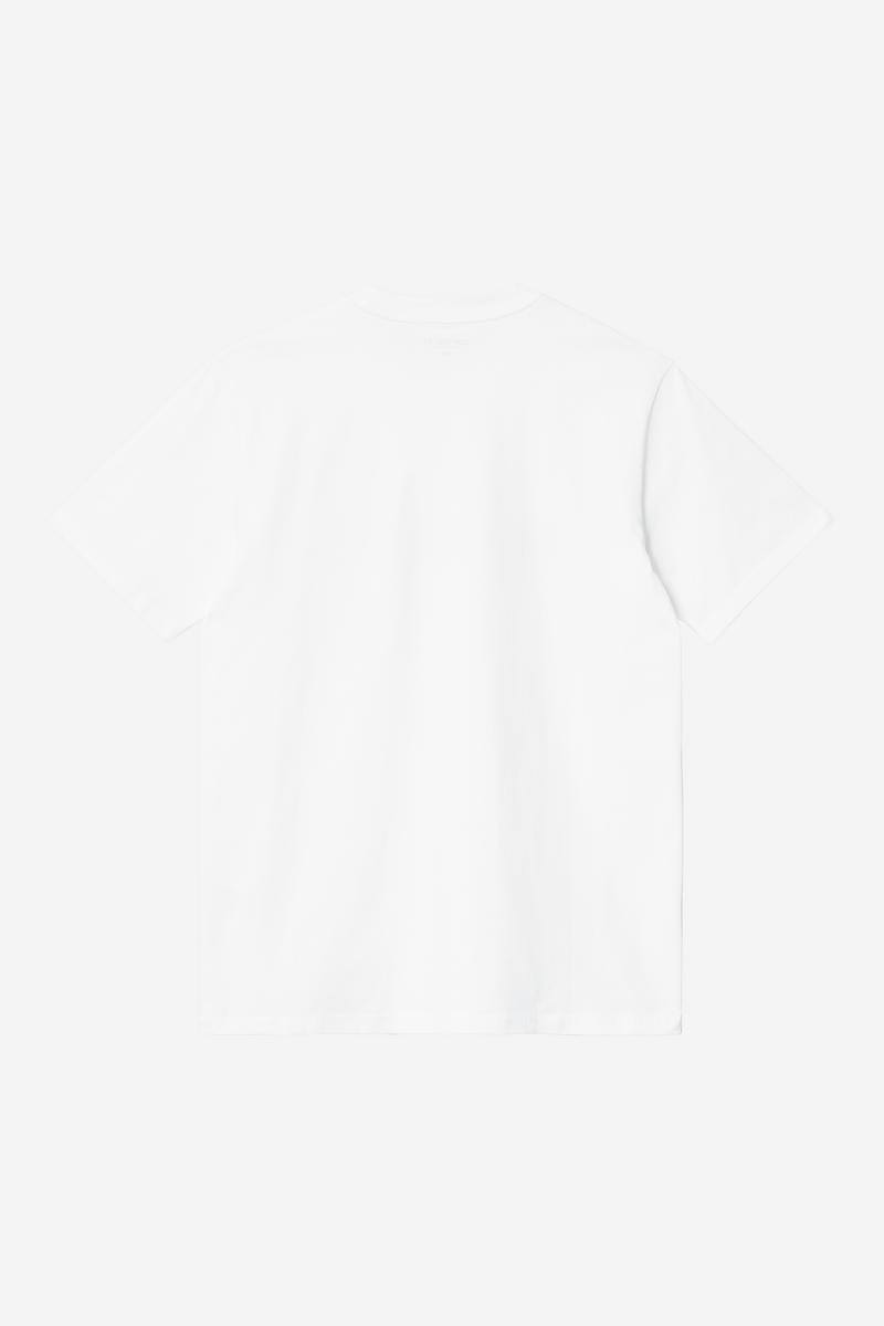 Carhartt S/S Script T-Shirt - White / Black