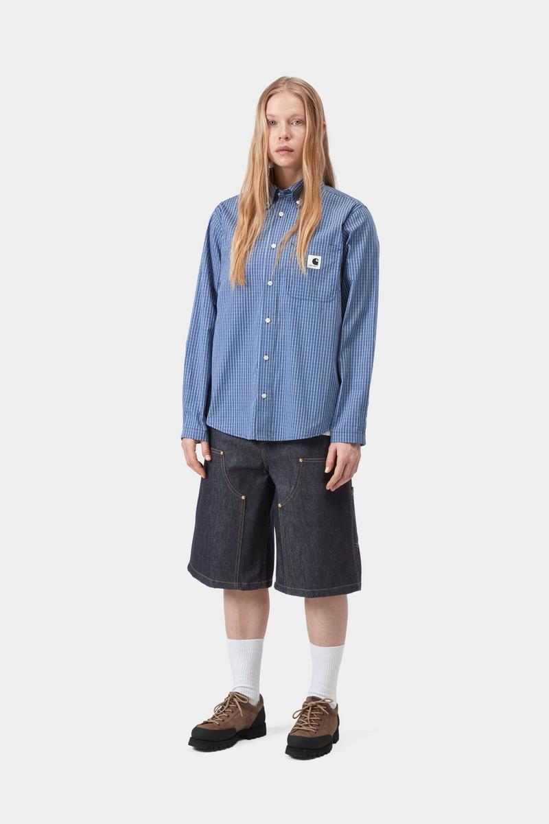 Carhartt Nixon Double Knee Short - Blue, Rigid