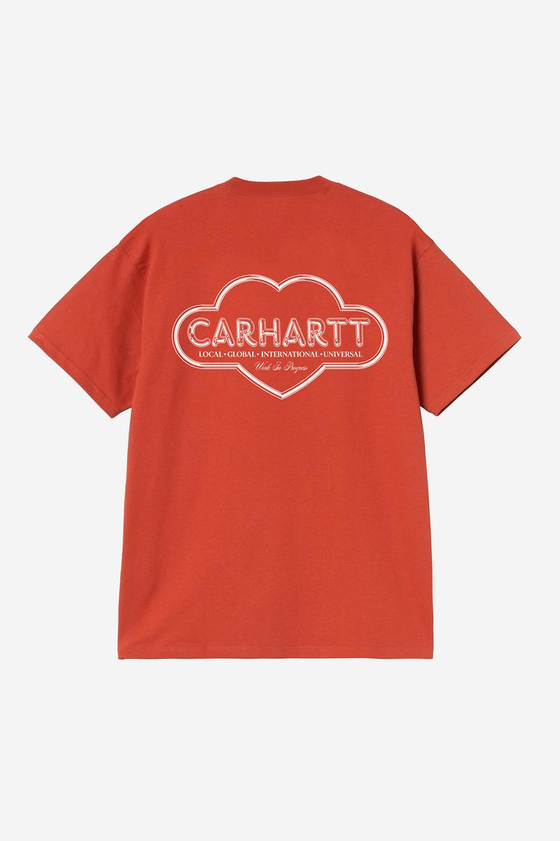 Carhartt S/S Cloud Heart T-Shirt - Oxide Red