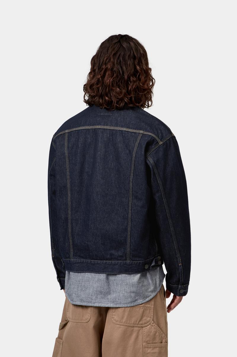 Carhartt Helston Jacket - Blue, Rinsed