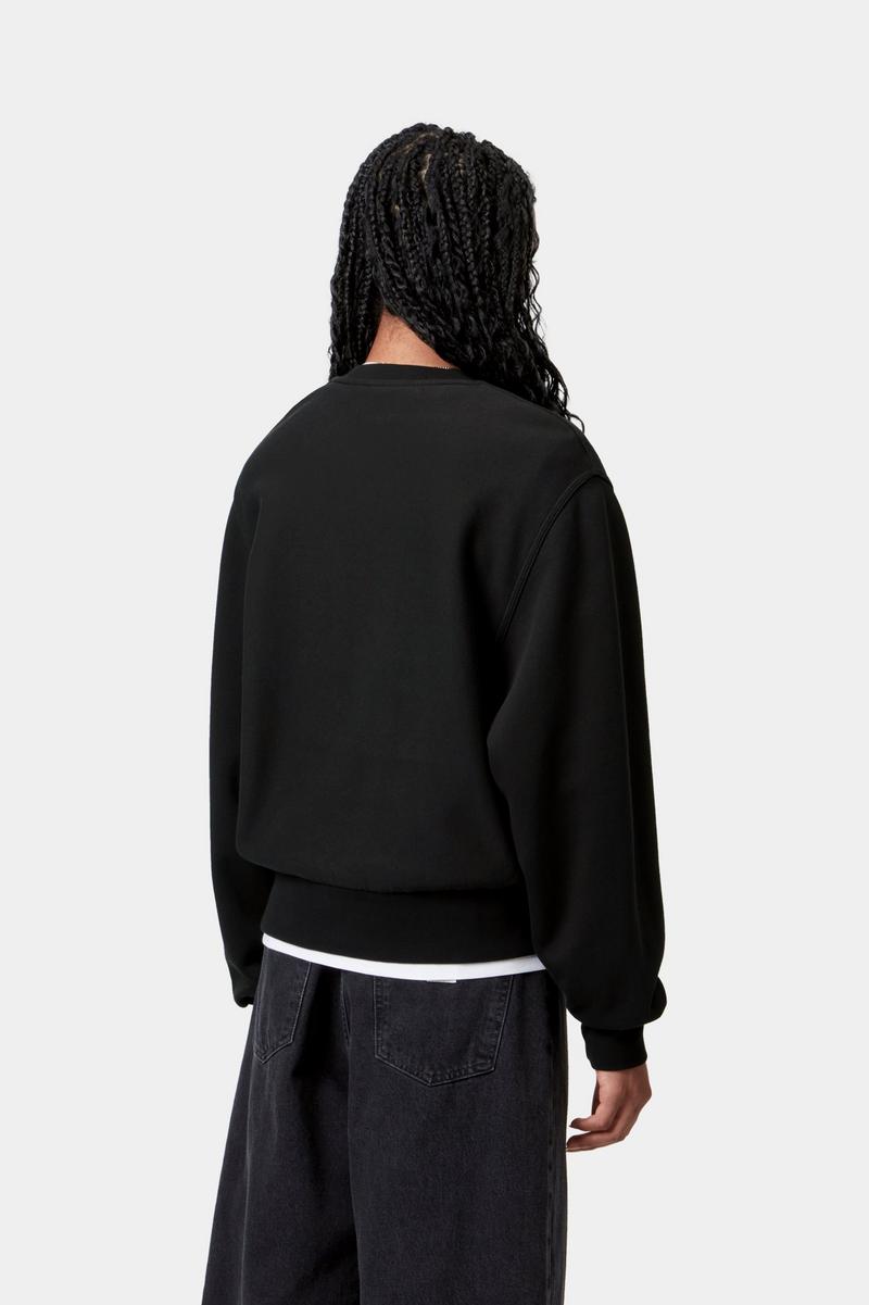 Carhartt American Script Sweatshirt - Black