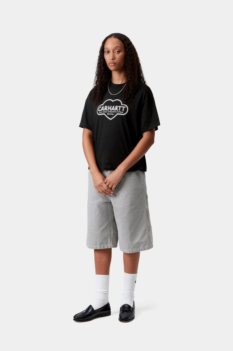 Carhartt S/S Cloud Heart T-Shirt - Black