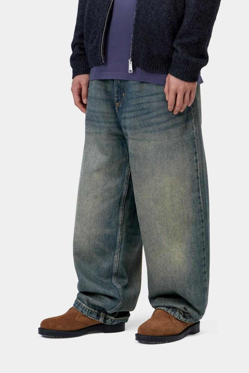 Carhartt Brandon Pant - Blue, Worn used wash
