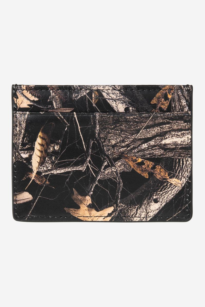 Carhartt Vegas Cardholder - Camo Feather Tree, Black / Silver