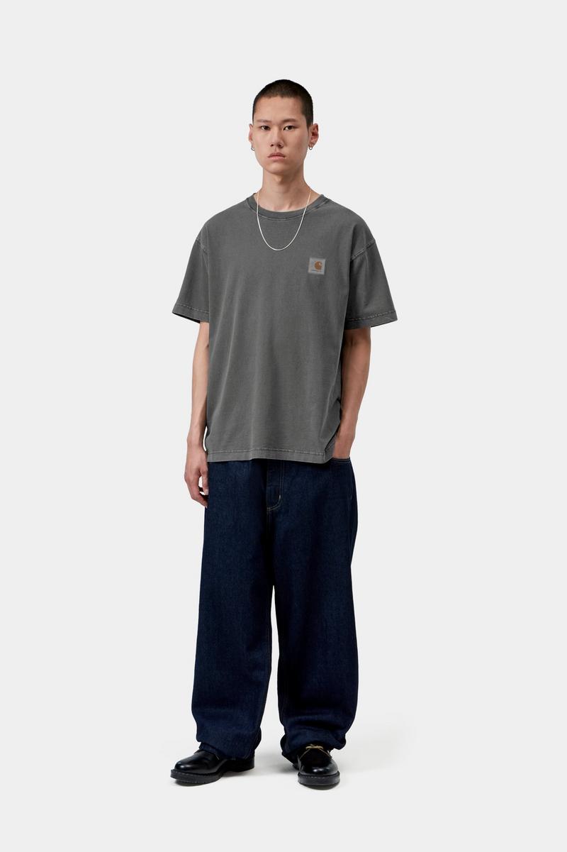 Carhartt S/S Vista T-Shirt - Black, Garment dyed
