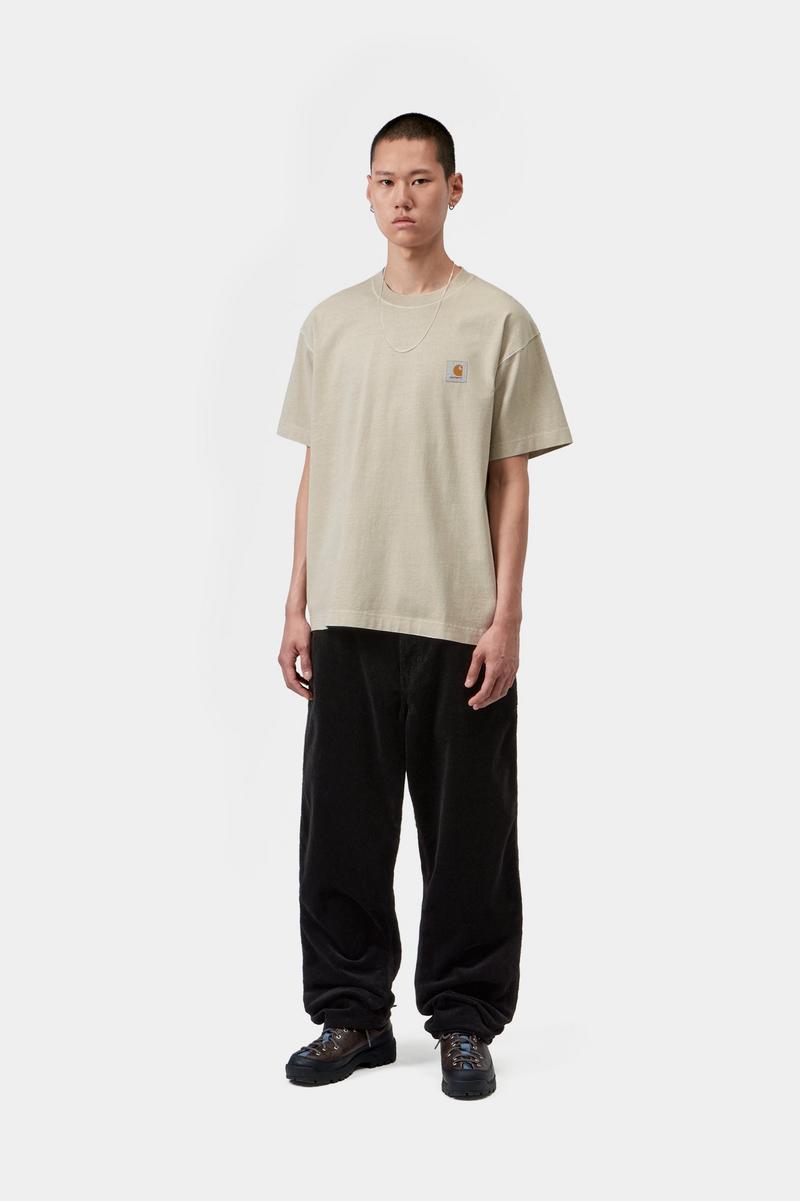 Carhartt S/S Vista T-Shirt - Fleur De Sel, Garment dyed
