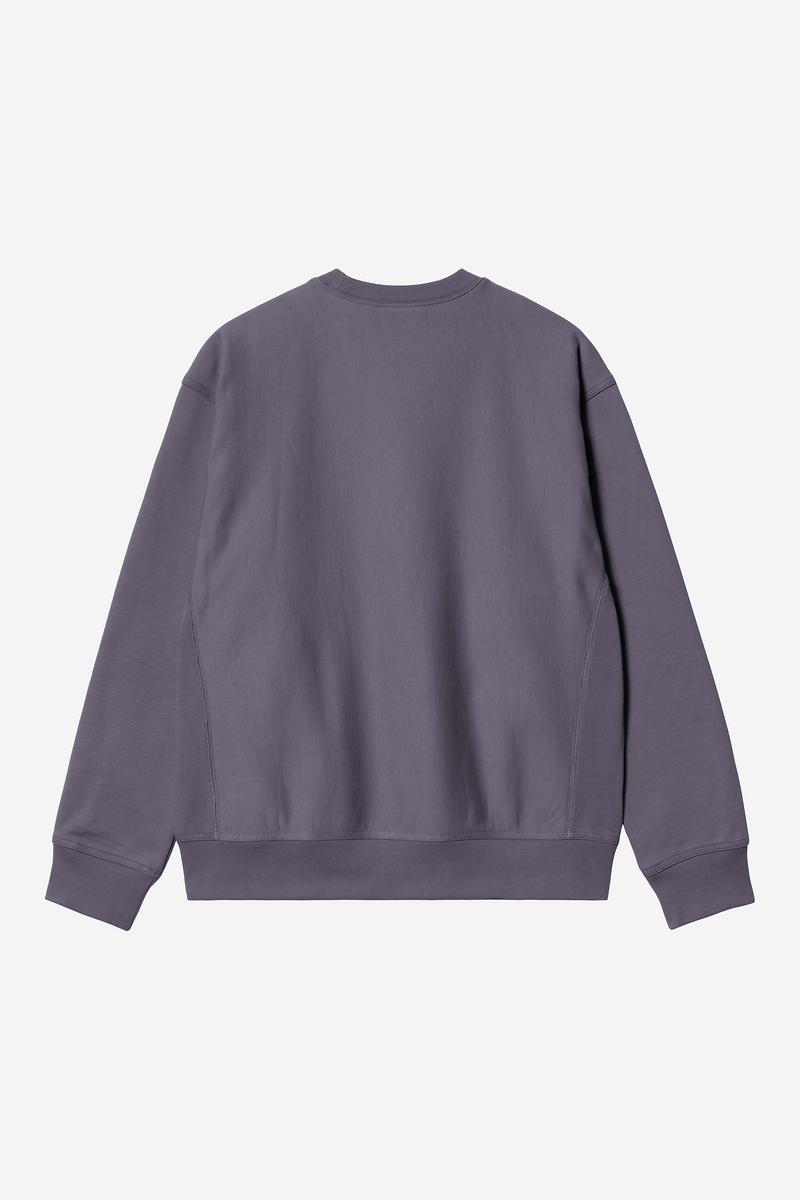 Carhartt American Script Sweatshirt - Shady Purple