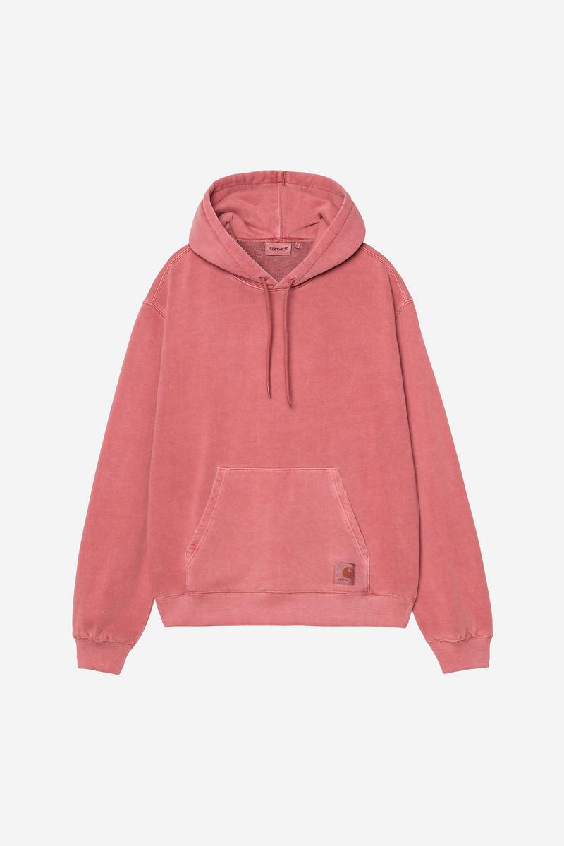 Carhartt Hooded Torion Sweatshirt - Marsala, Grind wash