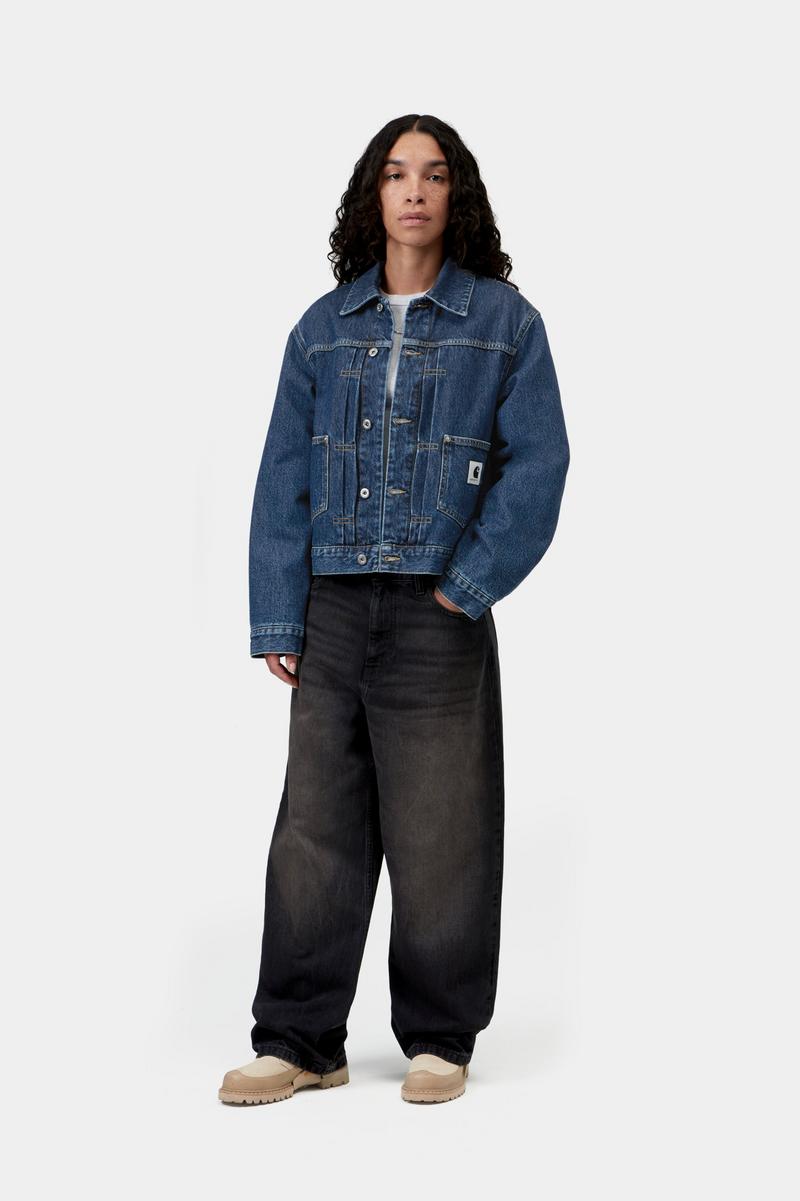 Carhartt Belmar Jacket - Blue, Stone washed