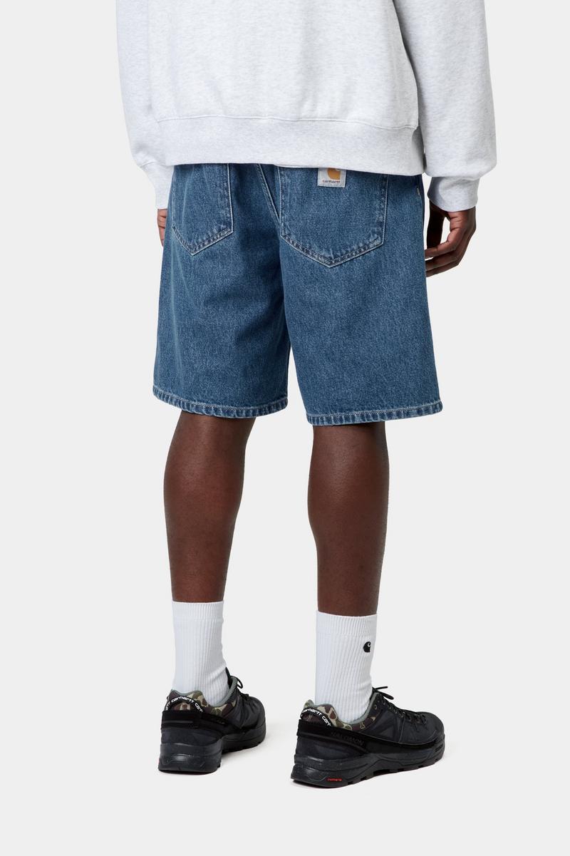 Carhartt Nolan Short - Blue, Heavy stone wash