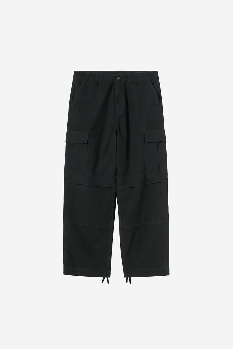 Carhartt OG Cargo Pant - Black, Stone washed