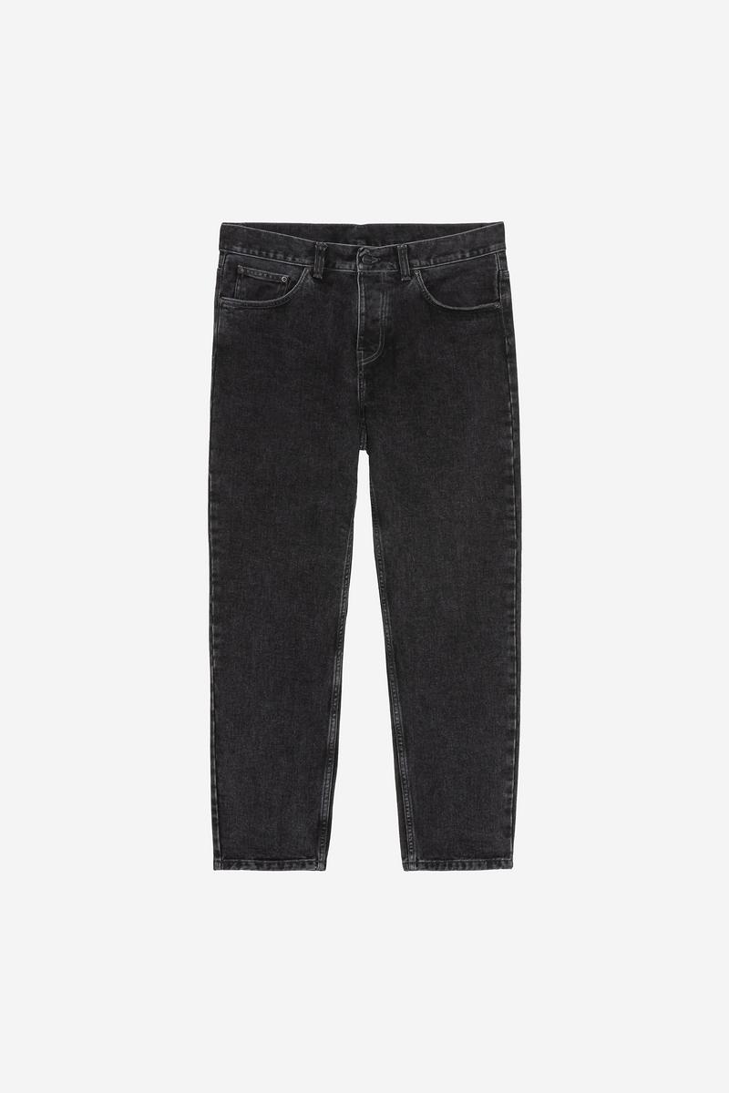 Carhartt Newel Pant - Black, Stone washed