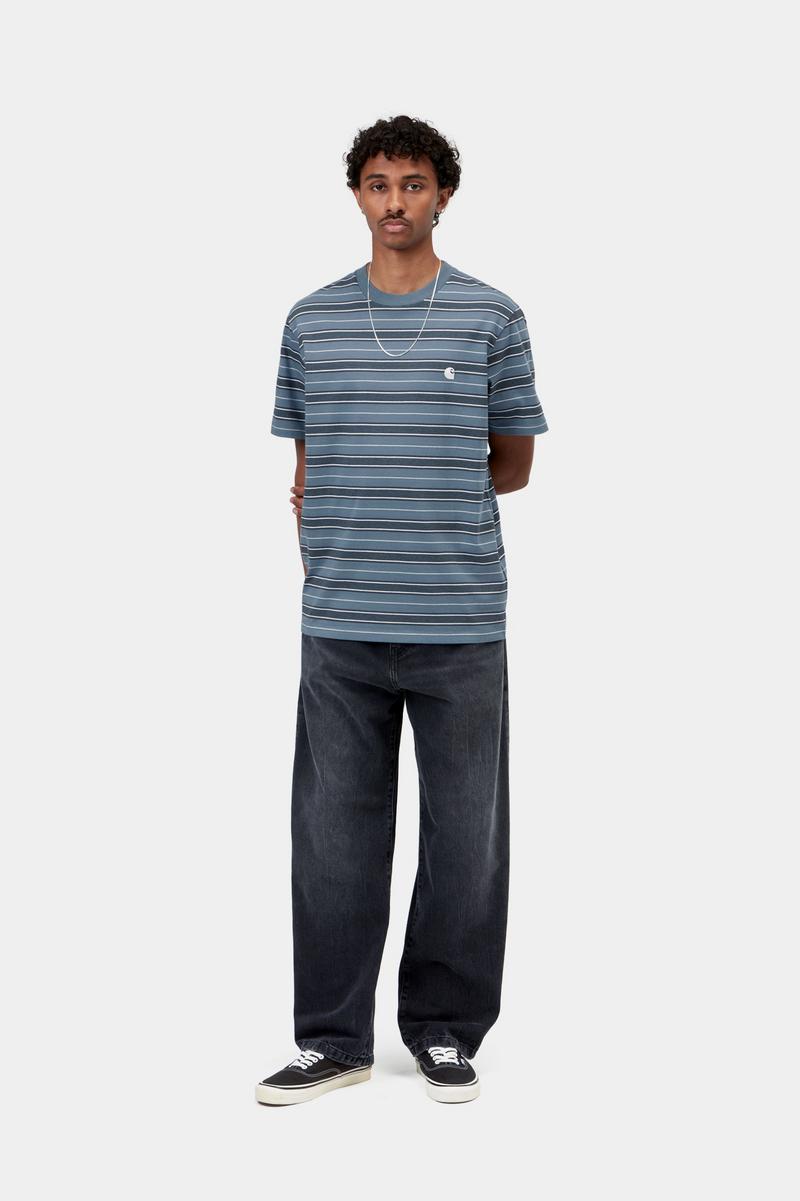 Carhartt S/S Bronson T-Shirt - Bronson Stripe, Icesheet