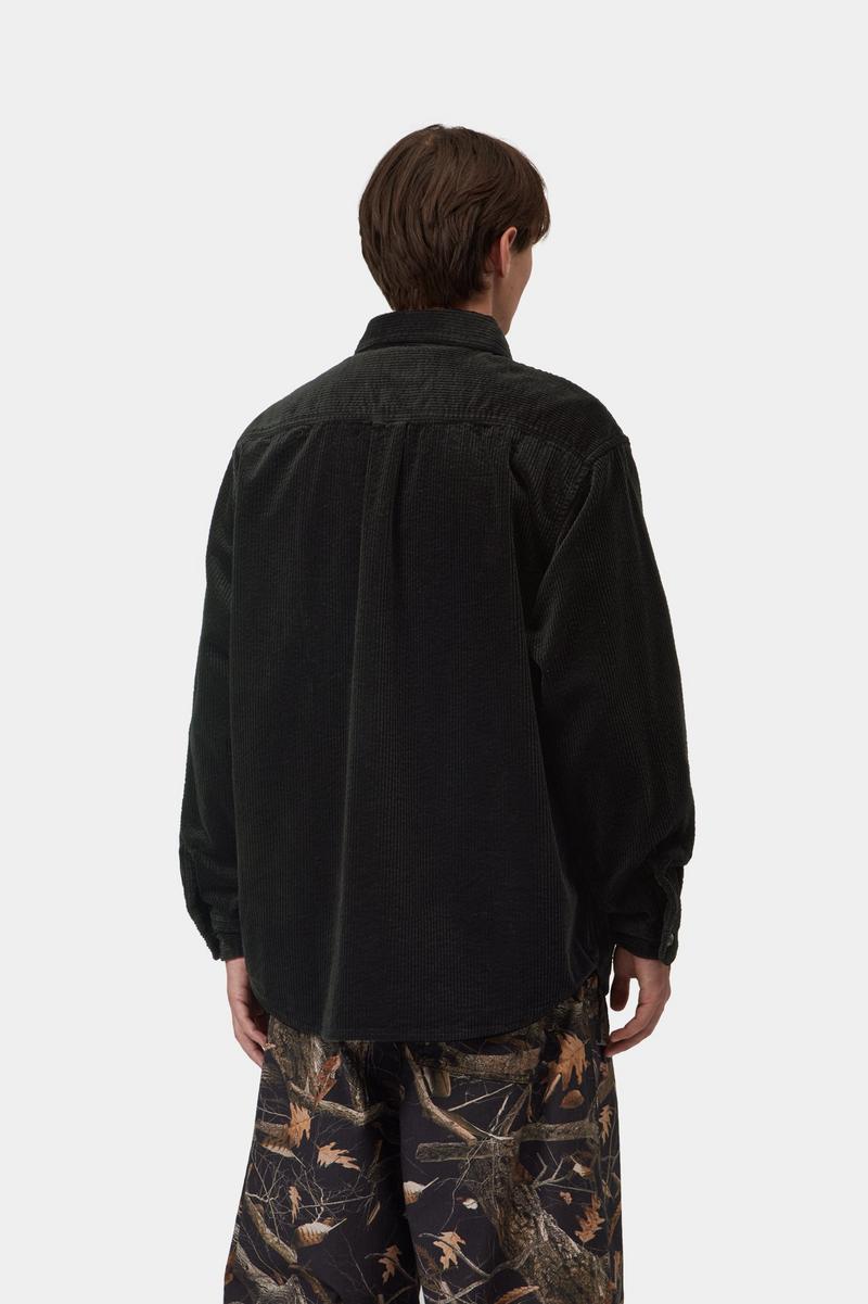 Carhartt L/S Loyde Shirt - Black, Rinsed