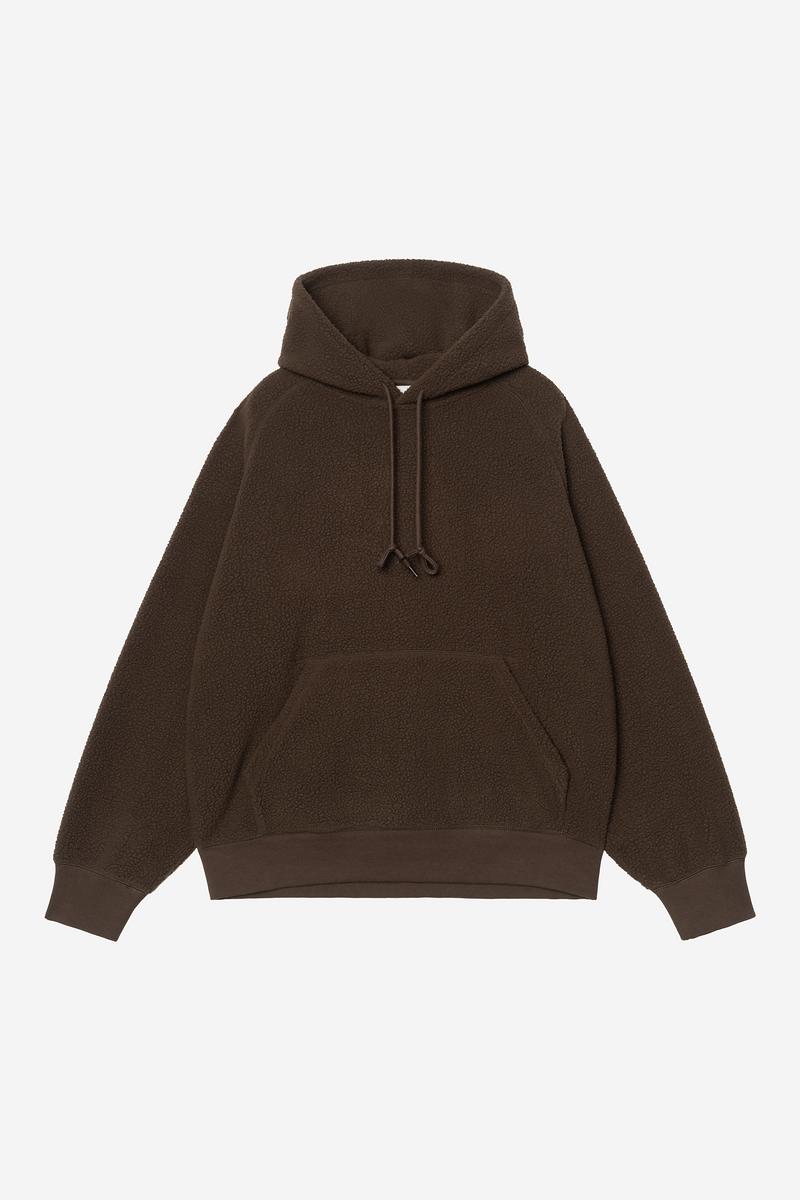 Carhartt Hooded Limn C Fleece Sweatshirt - Tobacco