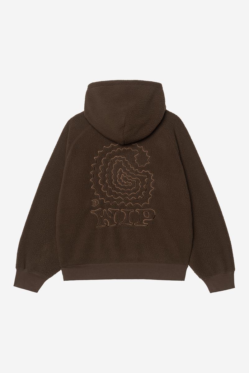 Carhartt Hooded Limn C Fleece Sweatshirt - Tobacco