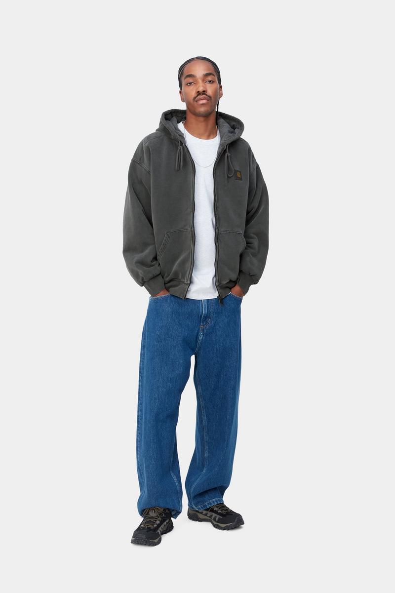 Carhartt Hooded Vista Jacket - Black, Garment dyed