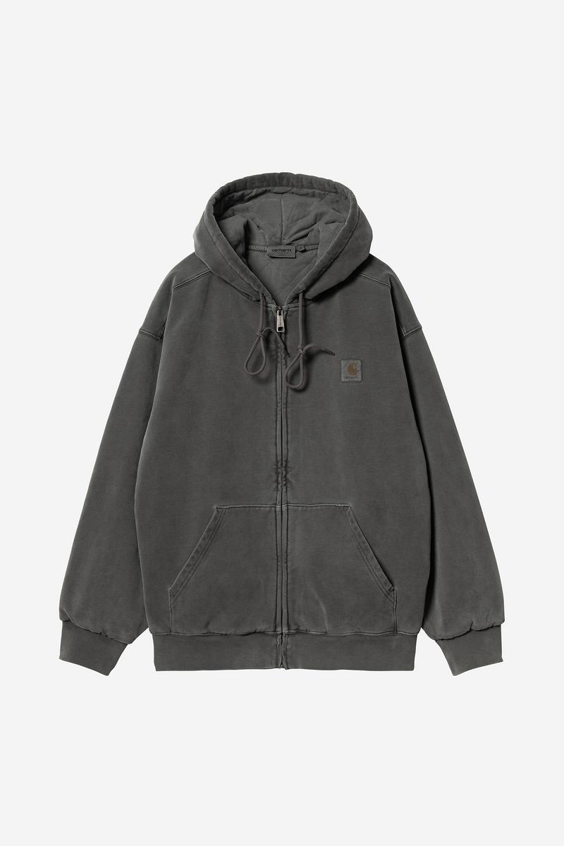 Carhartt Hooded Vista Jacket - Black, Garment dyed