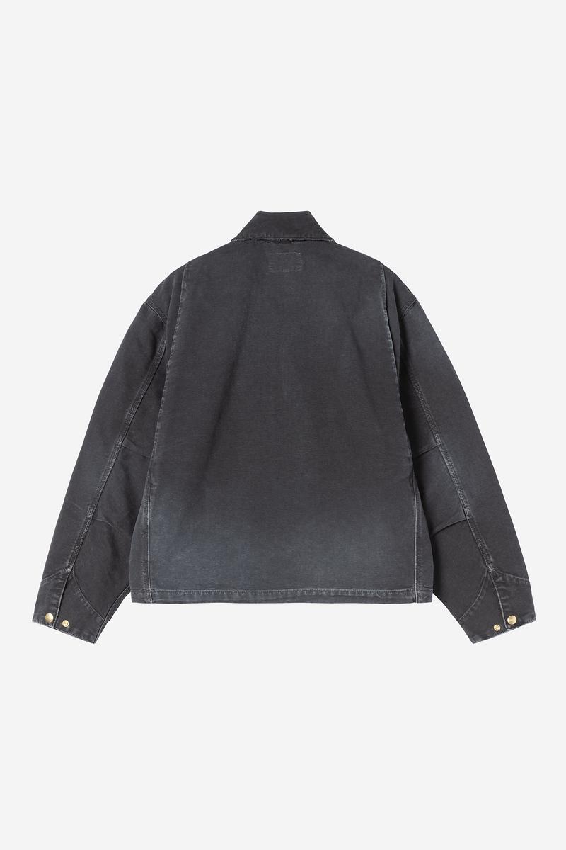 Carhartt OG Arcan Jacket - Black / Black, Destroy wash