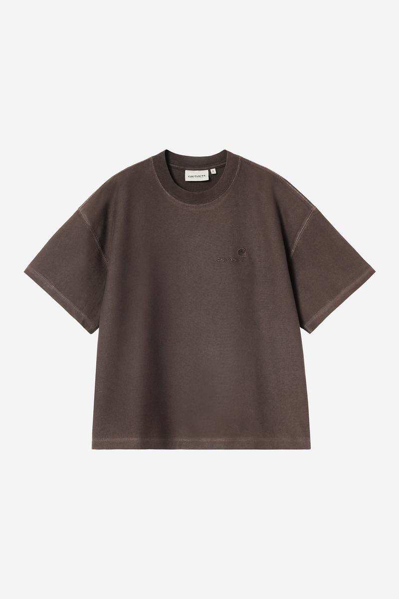 Carhartt S/S Lambert T-Shirt - Tobacco, Moon wash