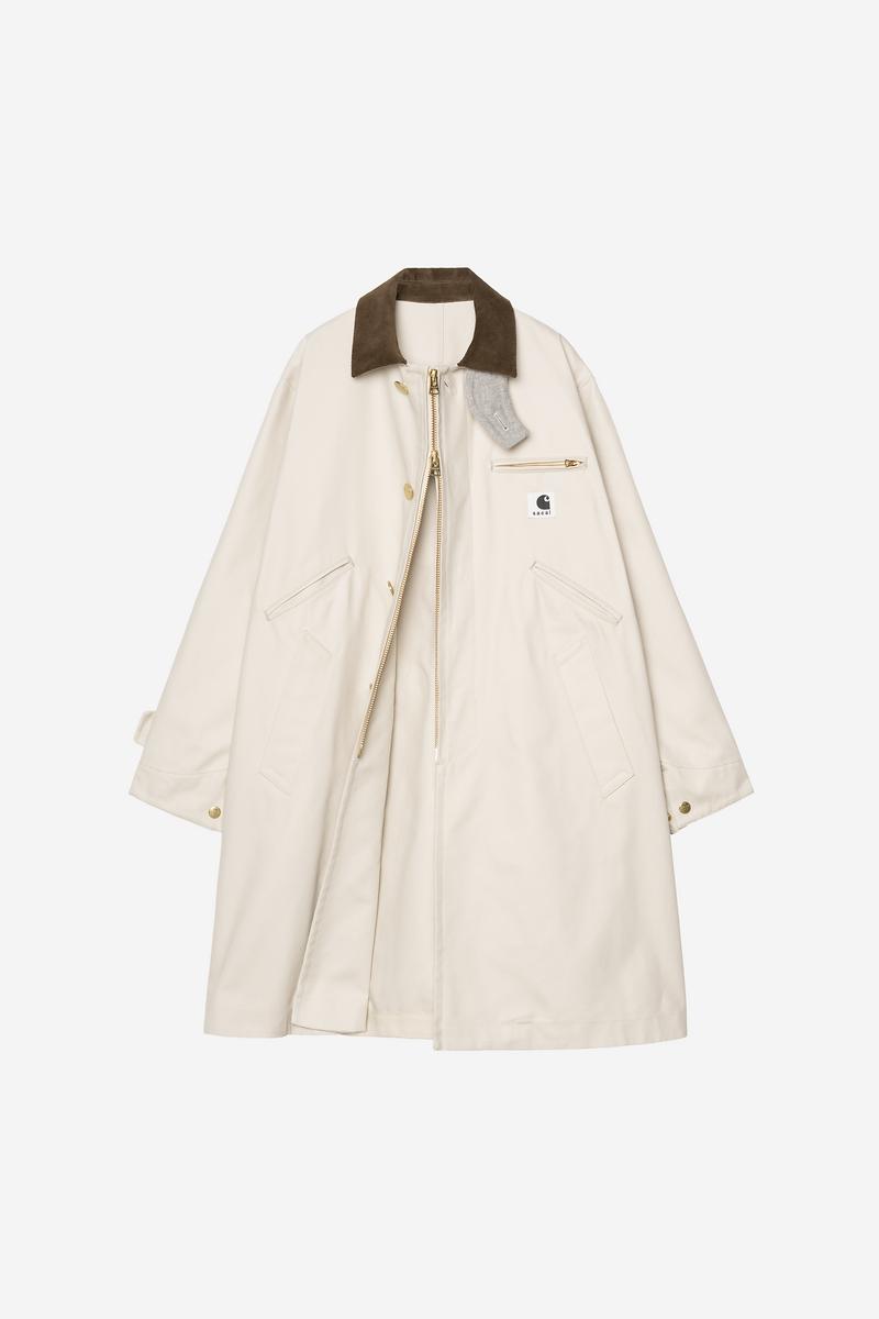 Carhartt sacai x Carhartt WIP Duck Coat - Sacai Ivory