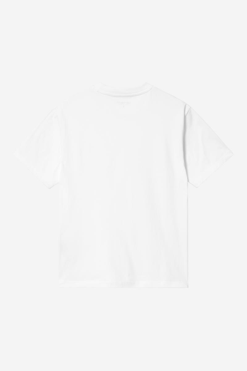 Carhartt S/S Chase T-Shirt - White / Gold